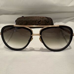 NEW! DITA MACH-2 DRX-2031B-F-BLK-12K BLACK W/ 12K GOLD FRAME 100% AUTH.